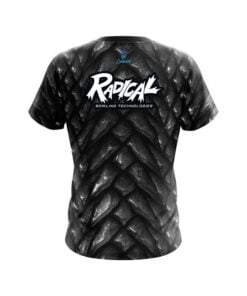 Alternative view of Radical Black Dragon Scales CoolWick Bowling Jersey