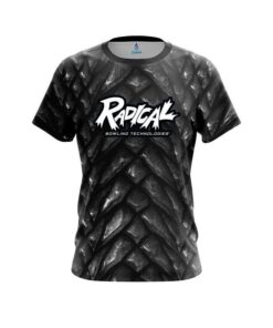 Radical Black Dragon Scales CoolWick Bowling Jersey