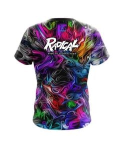 Alternative view of Radical Liquid Hypno Swirl CoolWick Bowling Jersey