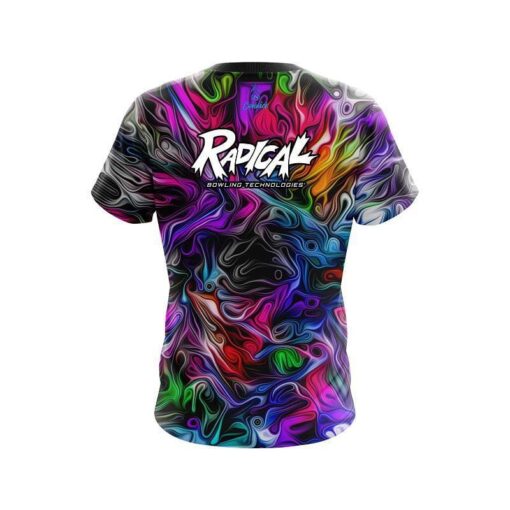 Radical Liquid Hypno Swirl CoolWick Bowling Jersey - Image 2