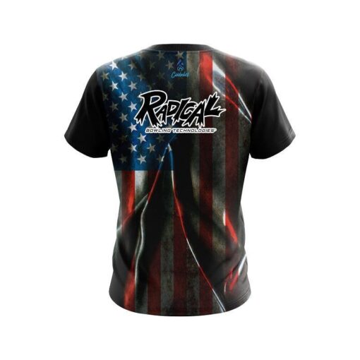 Radical Old Glory CoolWick Bowling Jersey - Image 2