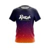 Radical Orange And Pink Fire Sparks CoolWick Bowling Jersey