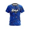Radical Psychedelic Blue Flow CoolWick Bowling Jersey