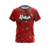 Radical Psychedelic Red Flow CoolWick Bowling Jersey
