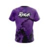 Radical Purple Graffiti Grunge CoolWick Bowling Jersey - Image 2