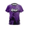 Radical Purple Graffiti Grunge CoolWick Bowling Jersey