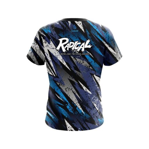 Radical Retro Zig Zag CoolWick Bowling Jersey - Image 2