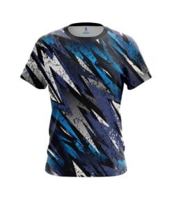 Plain Retro Zig Zag CoolWick Bowling Jersey