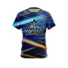 Roto Grip Blue Futuristic Rays CoolWick Bowling Jersey