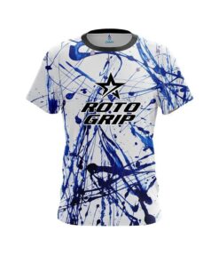 Roto Grip Blue Paint Splash CoolWick Bowling Jersey