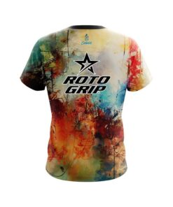 Alternative view of Roto Grip Colorful Painted Canvas Grunge CoolWick Bowling Jersey