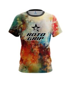 Roto Grip Colorful Painted Canvas Grunge CoolWick Bowling Jersey