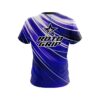 Roto Grip Deep Blue Stripes CoolWick Bowling Jersey - Image 2