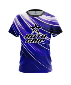 Roto Grip Deep Blue Stripes CoolWick Bowling Jersey