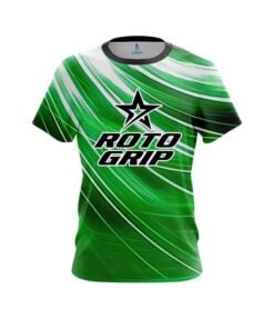 Roto Grip Deep Green Stripes CoolWick Bowling Jersey