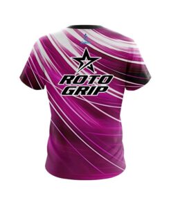Roto Grip Deep Pink Stripes CoolWick Bowling Jersey
