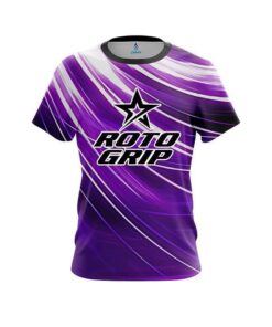 Roto Grip Deep Purple Stripes CoolWick Bowling Jersey