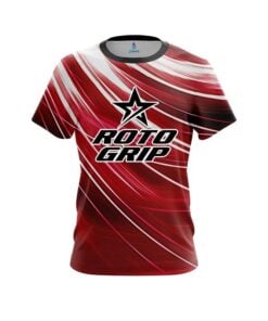Roto Grip Deep Red Stripes CoolWick Bowling Jersey