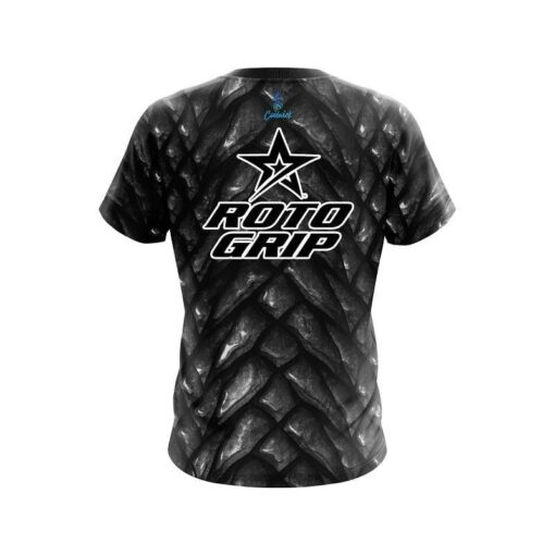 Roto Grip Black Dragon Scales CoolWick Bowling Jersey - Image 2