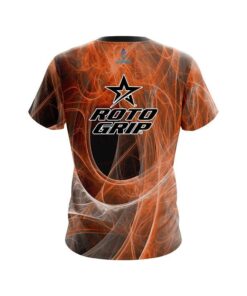 Alternative view of Roto Grip Energy Swirls Orange CoolWick Bowling Jersey