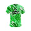 Roto Grip Green And White Liquid Swirls CoolWick Bowling Jersey - Image 2