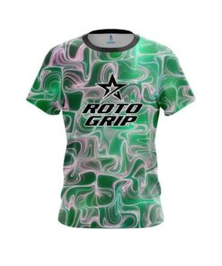 Roto Grip Green Exotic Motion CoolWick Bowling Jersey