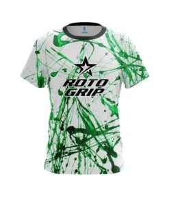 Roto Grip Green Paint Splash CoolWick Bowling Jersey