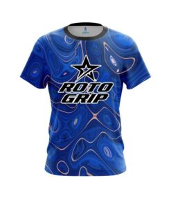 Roto Grip Psychedelic Blue Flow CoolWick Bowling Jersey