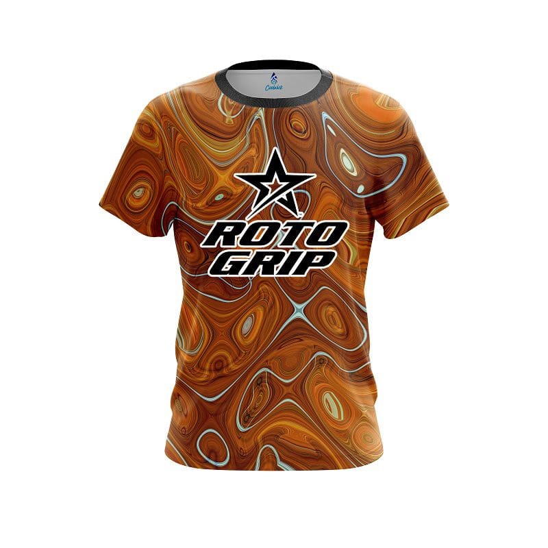 Roto Grip Psychedelic Orange Flow CoolWick Bowling Jersey