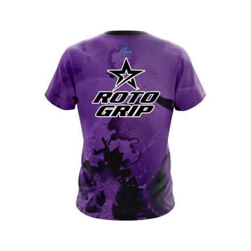 Roto Grip Purple Graffiti Grunge CoolWick Bowling Jersey - Image 2