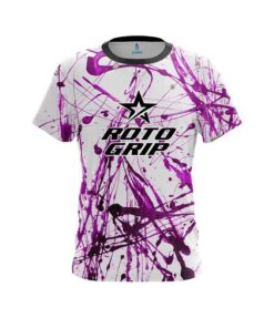 Roto Grip Purple Paint Splash CoolWick Bowling Jersey
