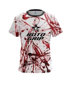Roto Grip Red Paint Splash CoolWick Bowling Jersey