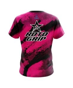 Alternative view of Roto Grip Solid Pink Grunge CoolWick Bowling Jersey