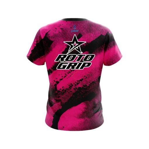Roto Grip Solid Pink Grunge CoolWick Bowling Jersey - Image 2