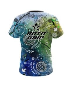 Alternative view of Roto Grip Watercolor Floral Art CoolWick Bowling Jersey