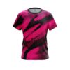 Plain Solid Pink Grunge CoolWick Bowling Jersey