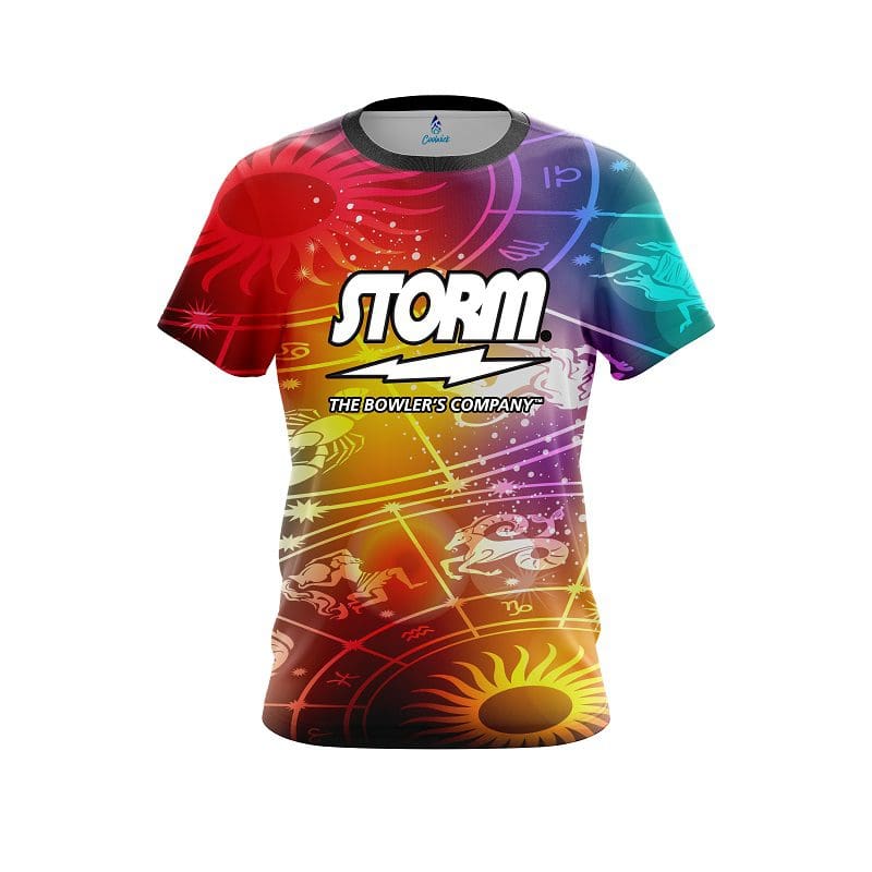 Storm Astrological Signs CoolWick Bowling Jersey