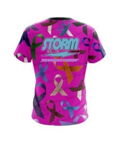 Alternative view of Storm Cancer Sucks CoolWick Bowling Jersey