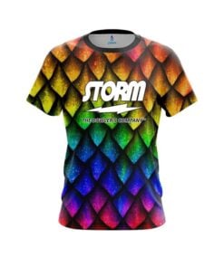 Storm Colorful Dragon Scales CoolWick Bowling Jersey