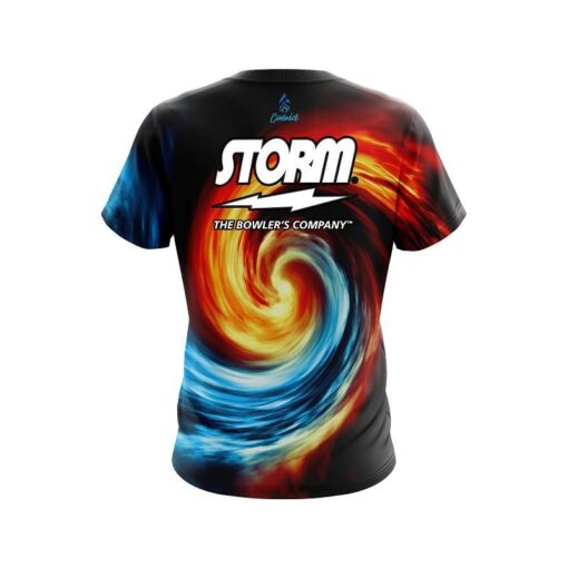 Storm Fire and Ice Vortex CoolWick Bowling Jersey - Image 2