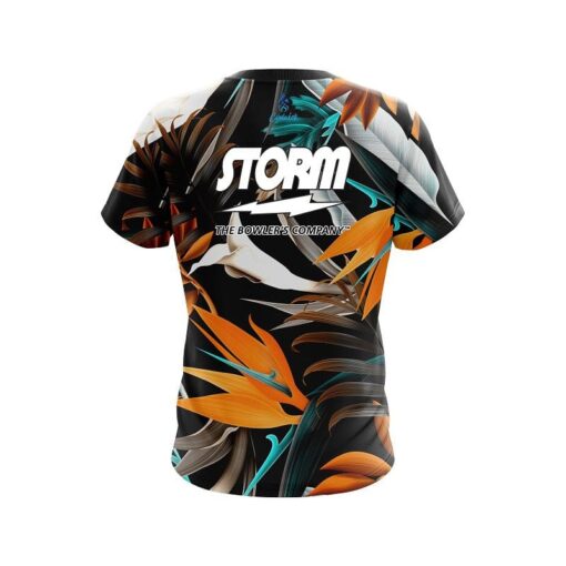Storm Tropical Hawaiian CoolWick Bowling Jersey - Image 2