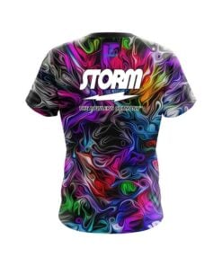 Alternative view of Storm Liquid Hypno Swirl CoolWick Bowling Jersey