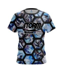 Storm Marble Hex CoolWick Bowling Jersey