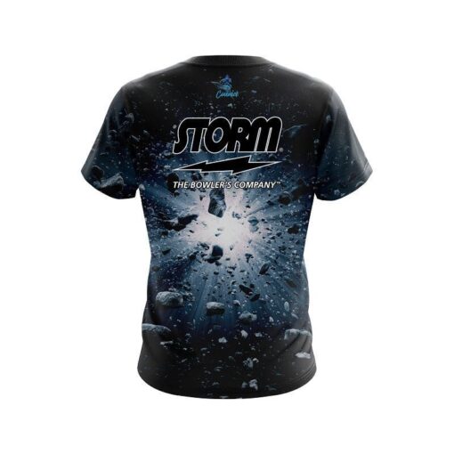 Storm Meteor shower CoolWick Bowling Jersey - Image 2
