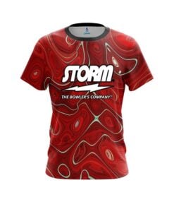 Storm Psychedelic Red Flow CoolWick Bowling Jersey