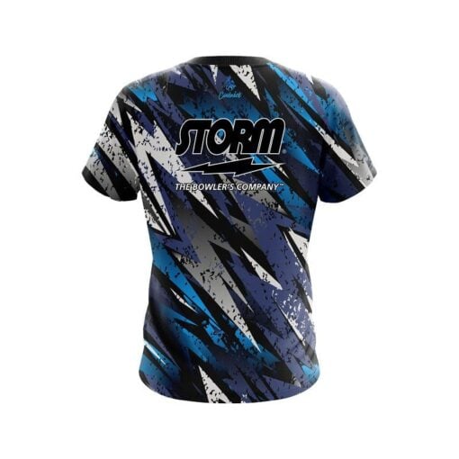 Storm Retro Zig Zag CoolWick Bowling Jersey - Image 2