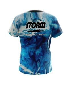 Alternative view of Storm Sea Splash CoolWick Bowling Jersey