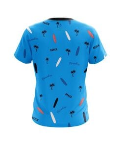 Alternative view of Plain Paradise palms CoolWick Bowling Jersey