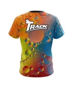 Alternative view of Track Air Bubbles CoolWick Bowling Jersey