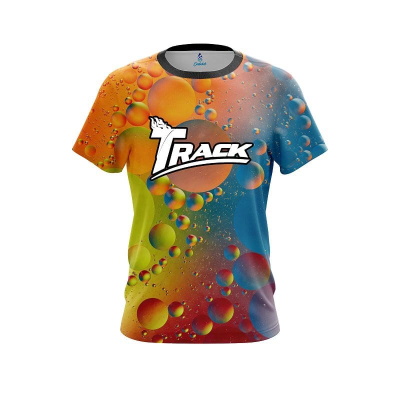 Track Air Bubbles CoolWick Bowling Jersey